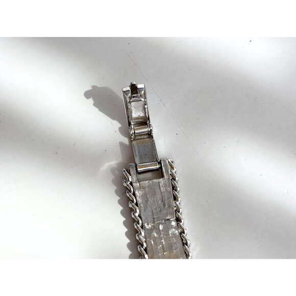 Beacon Hill Silver Belt Buckle Locket Ladies Vintage Wristwatch - 17mm - WORKS! - Picture 13 of 14